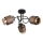 Globo - Overflademonteret loftlampe 3xE27/40W/230V sort/bronze