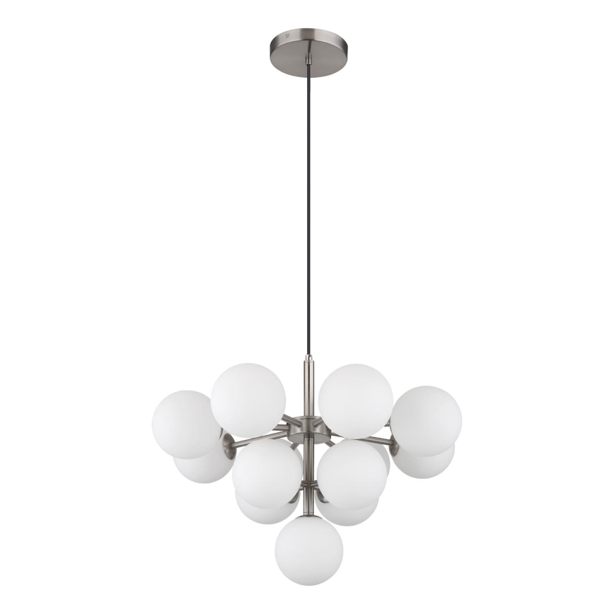 Globo - Pendel 13xG9/5W/230V diameter 56 cm mat krom