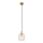 Globo - Pendel 1xE14/40W/230V diameter 16 cm messing