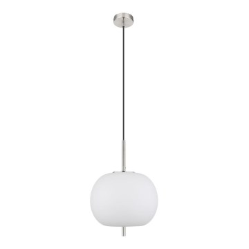 Globo - Pendel 1xE14/60W/230V skinnende krom