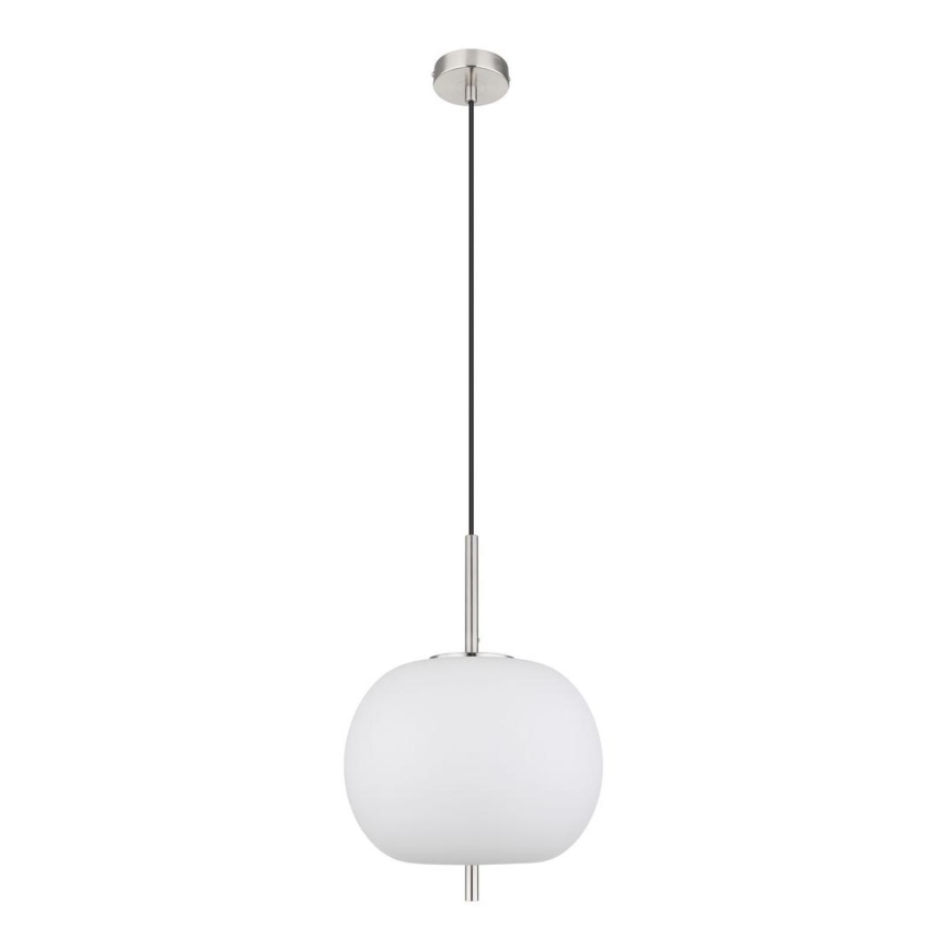 Globo - Pendel 1xE14/60W/230V skinnende krom
