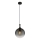 Globo - Pendel 1xE27/10W/230V diameter 25 cm sort