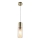 Globo - Pendel 1xE27/25W/230V diameter 10,5 cm messing