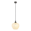 Globo - Pendel 1xE27/40W/230V diameter 24 cm hvid/antracit