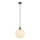 Globo - Pendel 1xE27/40W/230V diameter 24 cm hvid/antracit