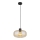 Globo - Pendel 1xE27/40W/230V diameter 28 cm transparent