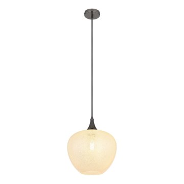 Globo - Pendel 1xE27/40W/230V diameter 29 cm hvid/antracit