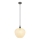Globo - Pendel 1xE27/40W/230V diameter 29 cm hvid/antracit