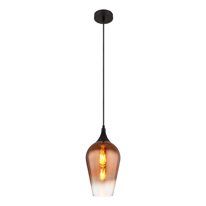Globo - Pendel 1xE27/60W/230V diameter 18 cm kobber
