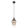 Globo - Pendel 1xE27/60W/230V diameter 18 cm sort