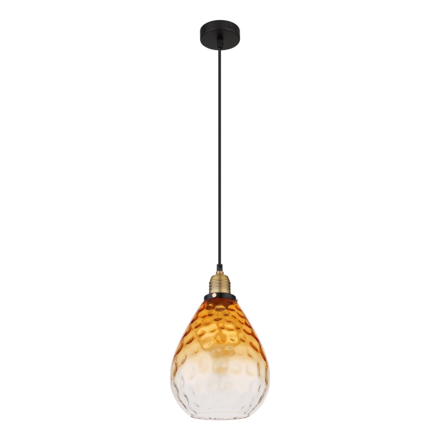 Globo - Pendel 1xE27/60W/230V diameter 21 cm orange