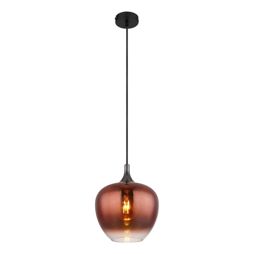 Globo - Pendel 1xE27/60W/230V diameter 24 cm kobber
