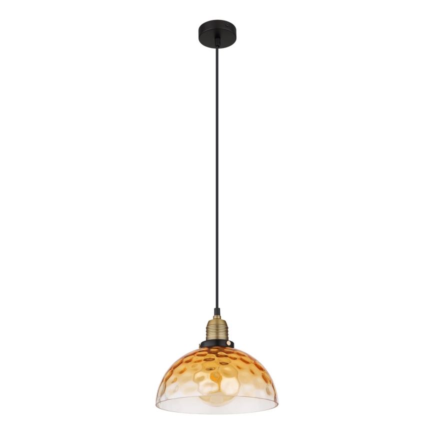 Globo - Pendel 1xE27/60W/230V diameter 25 cm orange
