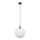 Globo - Pendel 1xE27/60W/230V diameter 29 cm hvid/brun