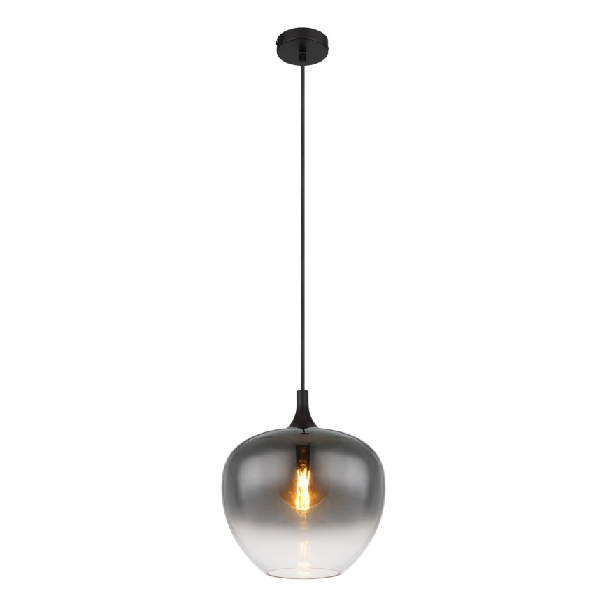 Globo - Pendel 1xE27/60W/230V diameter 29 cm sort