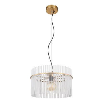 Globo - Pendel 1xE27/60W/230V diameter 40 cm guldfarvet