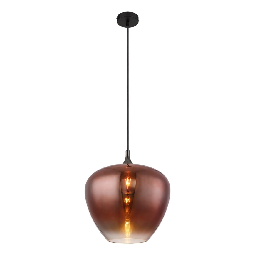 Globo - Pendel 1xE27/60W/230V diameter 40 cm kobber