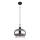 Globo - Pendel 1xE27/9W/230V diameter 28 cm sort
