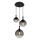 Globo - Pendel 3xE27/10W/230V diameter 48 cm sort