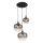 Globo - Pendel 3xE27/40W/230V diameter 48 cm sort