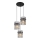 Globo - Pendel 3xE27/60W/230V diameter 47 cm sort