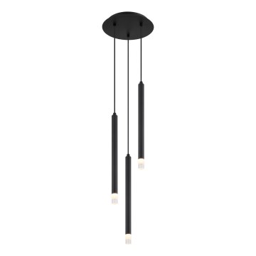 Globo - Pendel 3xG9/4W/230V diameter 24 cm sort