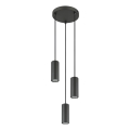 Globo - Pendel 3xGU10/25W/230V sort