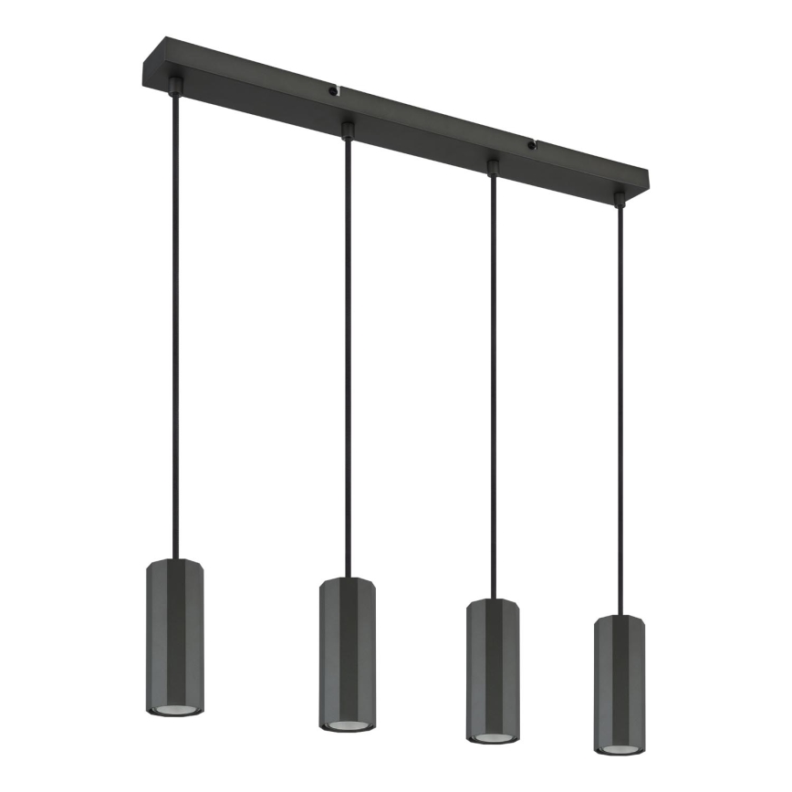 Globo - Pendel 4xGU10/25W/230V sort