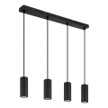 Globo - Pendel 4xGU10/25W/230V sort