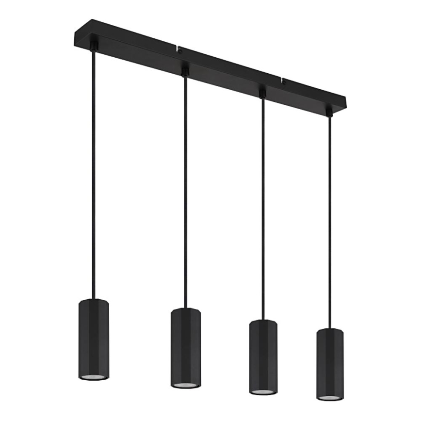 Globo - Pendel 4xGU10/25W/230V sort