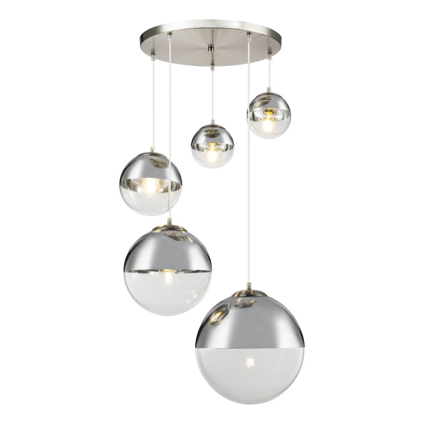 Globo - Pendel 5xE27/60W/230V diameter 65 cm
