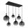 Globo - Pendel 6xE27/10W/230V sort