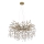 Globo - Pendel med kabel 10xE14/40W/230V guld