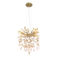 Globo - Pendel med kabel 4xE14/40W/230V guld