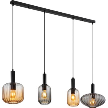 Globo - Pendel med kabel 4xE27/60W/230V