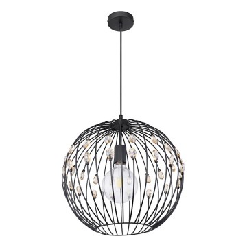 Globo - Pendel med kabelophæng, 1 x E27, max. 60 W, 230 V, Ø 40 cm