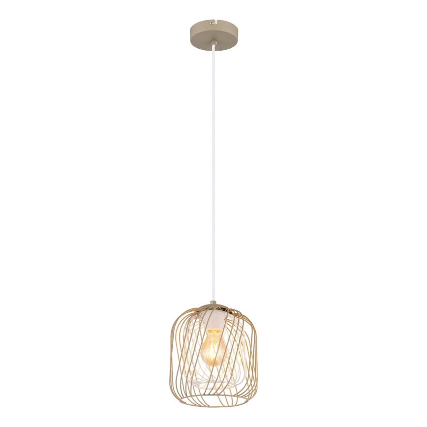 Globo - Pendel med wire 1xE27/40W/230V Ø 18 cm