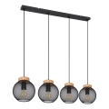 Globo - Pendel med wire 4xE27/40W/230V