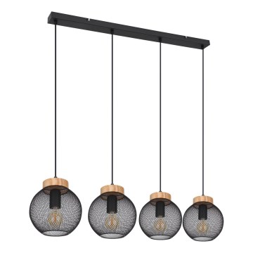 Globo - Pendel med wire 4xE27/40W/230V