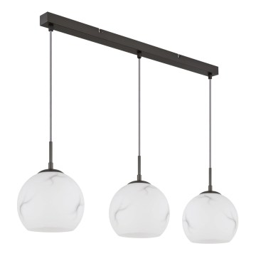 Globo - Pendel med wireophæng 3xE27/60W/230V