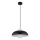 Globo - Pendel på kabel 1xE27/60W/230V sort