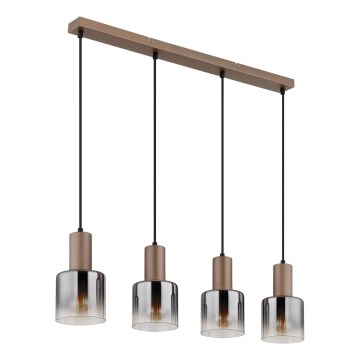 Globo - Pendel på kabel 4xE27/40W/230V