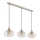 Globo - Pendel på ledning 3xE27/40W/230V beige