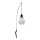 Globo - Pendel til stikkontakt 1xE27/60W/230V