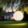 Globo - Soldrevet LED pendel LED/0,5W/3V IP44 hvid