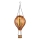 Globo - Soldrevet LED pendeldekoration 12xLED/0,02W/3V IP44 300 mAh Flyvende ballon