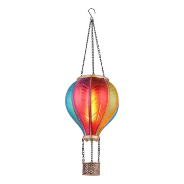 Globo - Soldrevet pendeldekoration 20xLED/0,5W/3V IP44 flyvende ballon