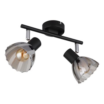 Globo - Spotlampe 2xE14/40W/230V sort