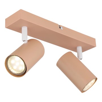 Globo - Spotlampe 2xGU10/25W/230V orange