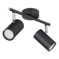 Globo - Spotlampe 2xGU10/25W/230V sort
